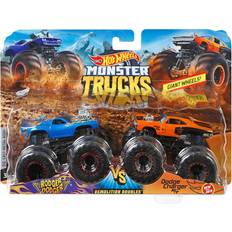 Hot Wheels Toy Cars Hot Wheels Monster Trucks 1:64 Demo Doubles 2 Pack