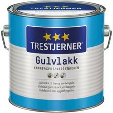Trestjerner Interiørmaling Trestjerner Floor Varnish Water Based Trebeskyttelse Transparent 0.75L