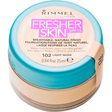 Rimmel Foundations Rimmel Fresher Skin Foundation SPF15 #102 Light Nude