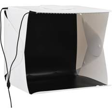 Fotobord & lystelt vidaXL Folding LED Photo Studio Light Box 40x34x37cm