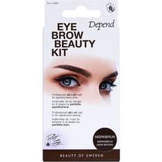 Øyenbryns- & Øyevippefarger Depend Eyebrow Beauty Kit #4930 Dark Brown