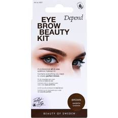 Øyenbryns- & Øyevippefarger Depend Eyebrow Beauty Kit #4931 Brown