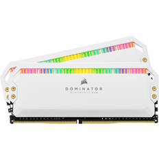 32 GB - 4000 MHz - DDR4 RAM Memory Corsair Dominator Platinum RGB White DDR4 4000MHz 2x16GB (CMT32GX4M2K4000C19W)