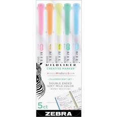 Zebra 12pk Clickart Retractable Creative Markers 0.6mm Assorted