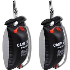 Campingdusjer vidaXL Solar Powered Camping Shower 20L 2-pack