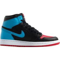 Nike Air Jordan 1 High OG W - Black/Dark Powder Blue/Gym Red
