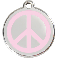 Red Dingo Enamel Tag Peace Medium