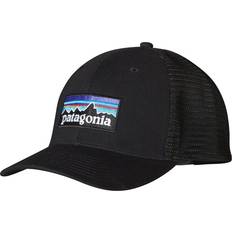 Patagonia Herre Tilbehør Patagonia P-6 Logo Trucker Hat - Black
