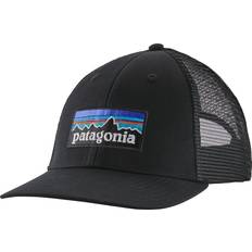 Herre Hodeplagg Patagonia P-6 Logo LoPro Trucker Hat - Black