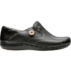 Clarks Un Loop - Black Leather