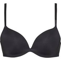 Calvin Klein Form Plunge Push-Up Bra - Black