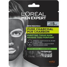 L'Oréal Paris Gesichtsmasken L'Oréal Paris Men Expert Pure Charcoal Purifying Tissue Mask