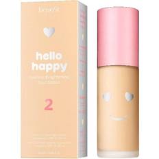 Benefit hello flawless foundation Benefit Hello Happy Flawless Brightening Foundation SPF15 PA++ #2 Light Warm