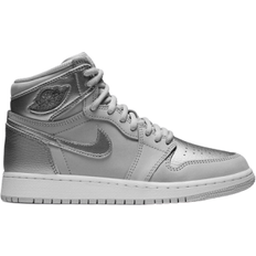 Nike Air Jordan 1 Retro High OG GS - Neutral Grey/Metallic Silver