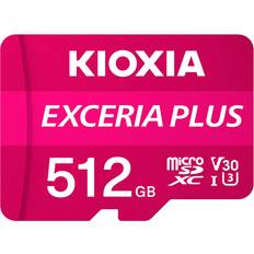 512 GB Minnekort Kioxia Exceria Plus microSDXC Class 10 UHS-I U3 V30 A1 512GB