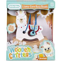 Little Tikes Wooden Critters Busy Beads Llama Corn