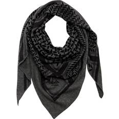 Lala Berlin Triangle Trinity Classic Scarf M - Lubecca/Darkgrey Melange