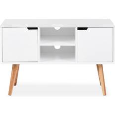 AC Design Furniture Mariela Natural/White Fernsehschrank 96x61.5cm