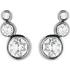 Dyrberg/Kern Lini Earrings - Silver/Transparent