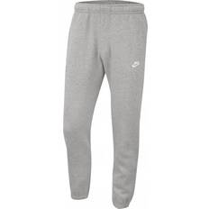 Baumwolle - Herren - M Hosen & Shorts Nike Sportswear Club Fleece Men's Pants - Dark Grey Heather/Matte Silver/White