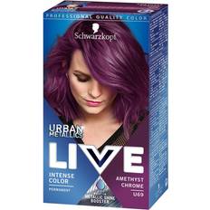 Kokosoljer Hårfarger & Fargebehandlinger Schwarzkopf Live Intense Colour Urban Metallics U69 Amethyst Chrome