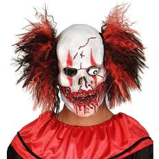 Rot Masken Widmann Bloody Skull Clowns Mask