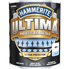 Hammerite Hvit Maling Hammerite Ultima Metallmaling Hvit 0.75L