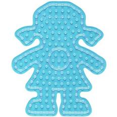 Perlen reduziert Hama Beads Maxi Pin Plate Transp Girl