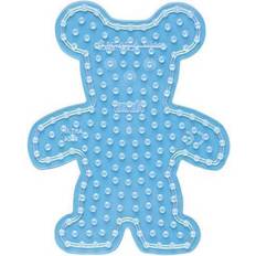 Hama Beads Maxi Pin Plate Transp Teddy Bear