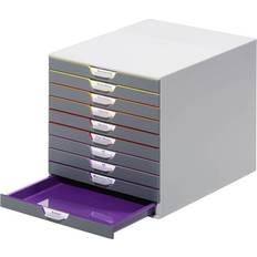 Schreibtischaufbewahrung & Briefkörbe reduziert Durable Varicolor 10 Skuffer