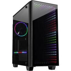 ITX Kabinetter Inter-Tech X-608 Infinity Micro Tempered Glass