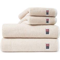 Lexington Badehåndklær Lexington Icons Original Badehåndkle Hvit, Beige (150x100cm)