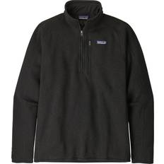 Patagonia M - Men Tops Patagonia Better Sweater 1/4-Zip Fleece Jacket - Black