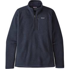Herre - L Overdeler Patagonia Better Sweater 1/4-Zip Fleece Jacket - New Navy
