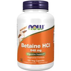 Now Foods Betaine HCl 648mg 120 Stk.