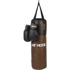Boksehansker Boksesett My Hood Retro Punching Bag with Gloves 15kg