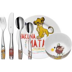Edelstahl Kindergeschirr WMF Lion King Children's Cutlery Set 6-piece