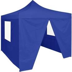 vidaXL Professional Folding Tent with 4 Sidewalls 2x2 m