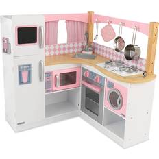 Juboury Pretend Play Kitchen Set - Toy Kitchen Accessories with