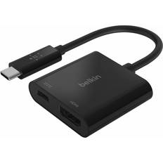 Belkin USB C - HDMI/USB C PD M-F Adapter 0.4ft