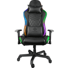 RGB LED-Beleuchtung Gaming-Stühle Deltaco RGB GAM-080 Gaming Chair - Black