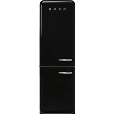 Smeg Freistehende Gefriergeräte - Kühlschrank über Gefrierschrank Gefrierschränke Smeg FAB32LBL5 Schwarz