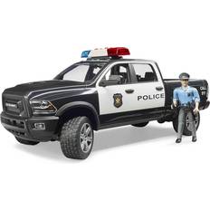 Sound Autos Bruder Police Ram 2500 w/ Policeman & Light & Sound Module 02505