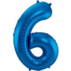 Folat Foil Ballons Number 6 Blue