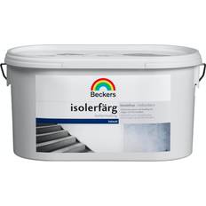 Beckers Maling Beckers Isolerfärg Primer Matte Takmaling, Veggmaling Hvit 4