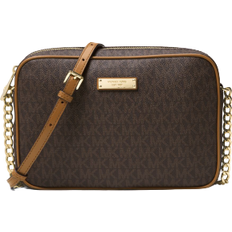 Michael Kors Jet Set Travel Logo Crossbody Bag - Brown