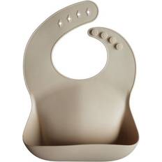 Mushie Silicone Baby Bib Shifting Sand