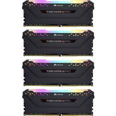 Corsair Vengeance RGB Pro 64GB (4x16GB) DDR4 3600 (PC4-28800) C18 Desktop  Memory – Black, CMW64GX4M4D3600C18