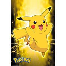 Bilder & plakater GB Posters Pokemon Pikachu Neon Maxi Poster