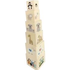 Magni Noah's Ark Wooden Stacking Tower